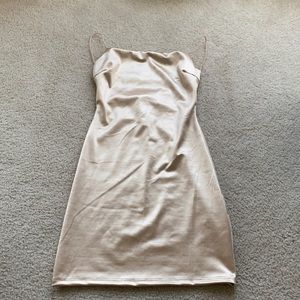 SATIN WINDSOR MINI DRESS